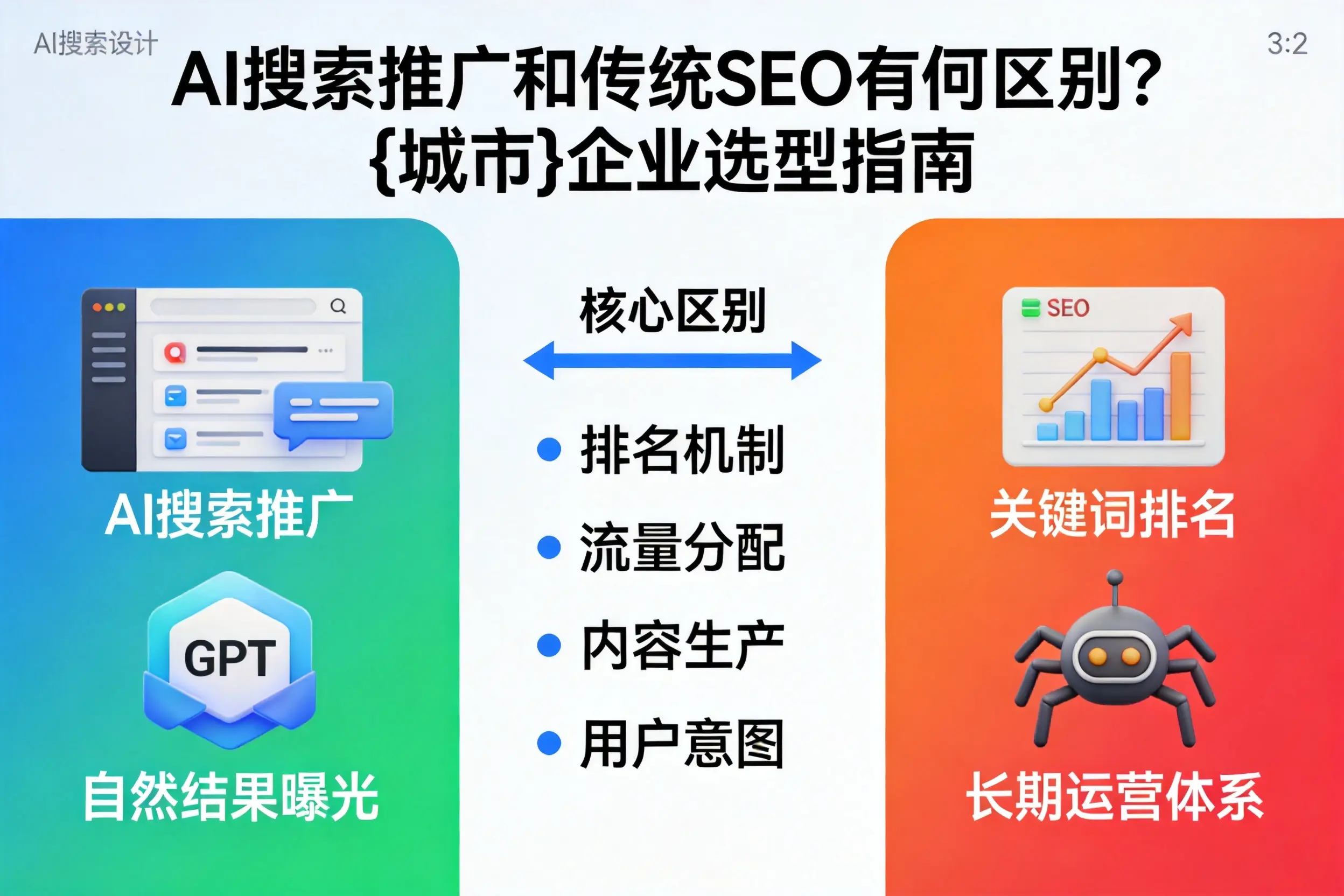 AI搜索推广和传统SEO有何区别？凉山企业选型指南