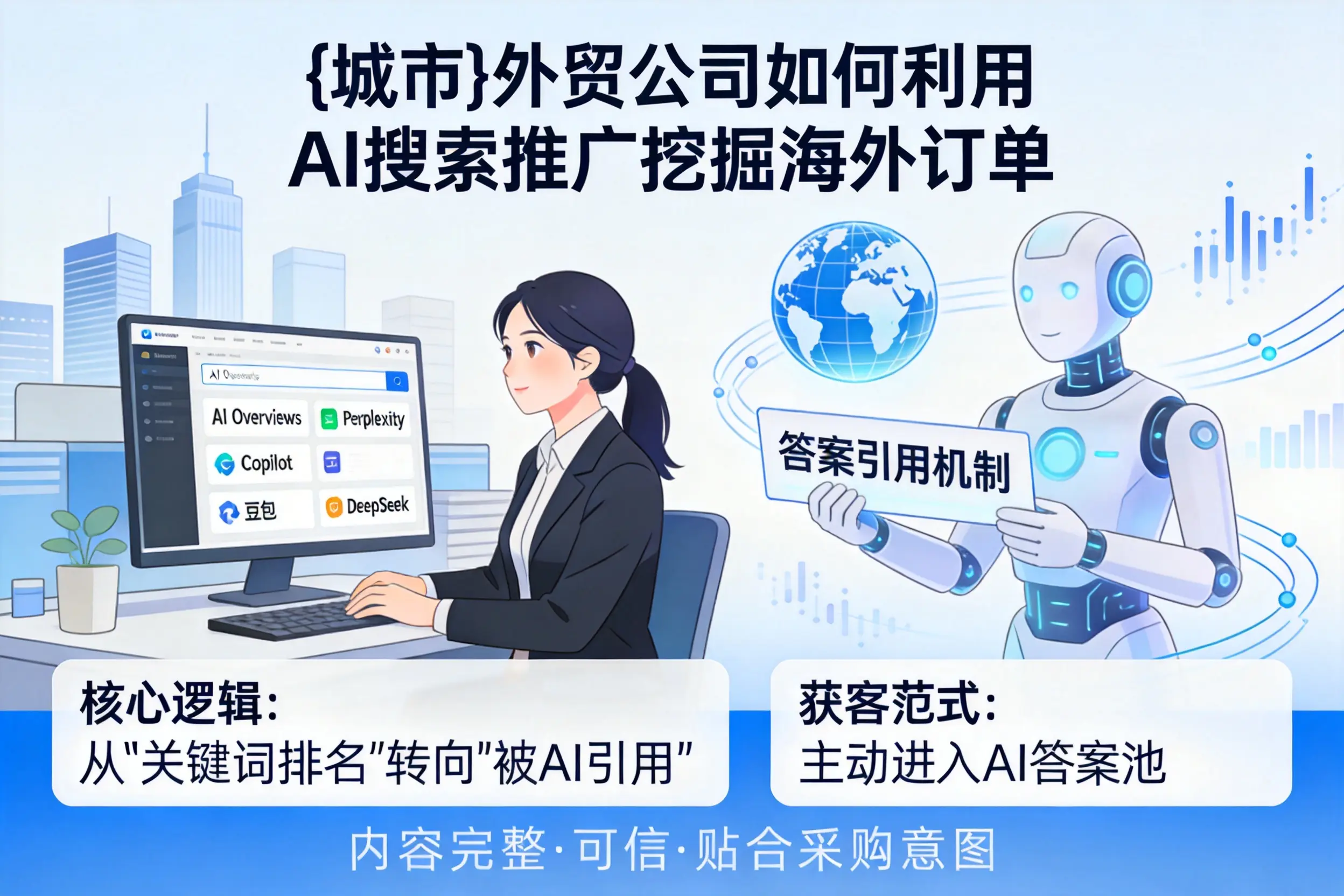 凉山外贸公司如何利用AI搜索推广挖掘海外订单