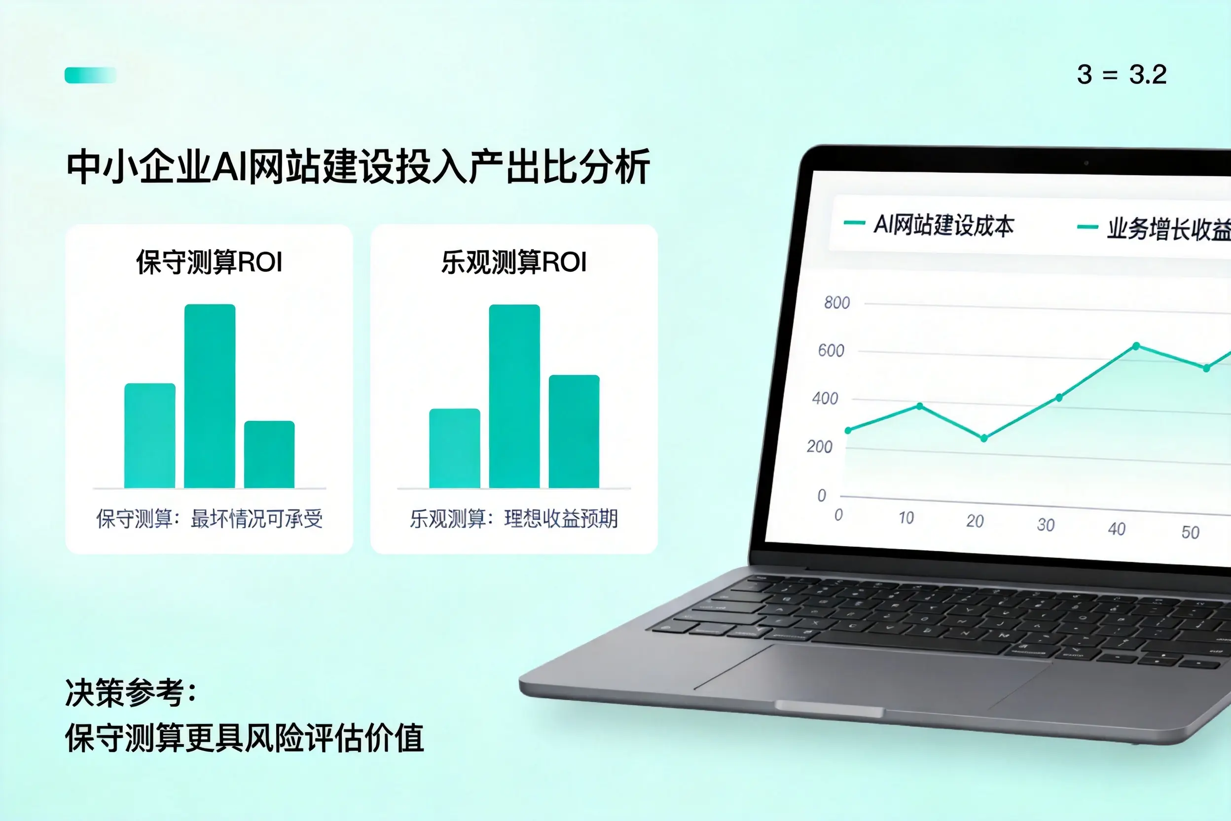 凉山中小企业AI网站建设投入产出比怎么算？先看这份分析