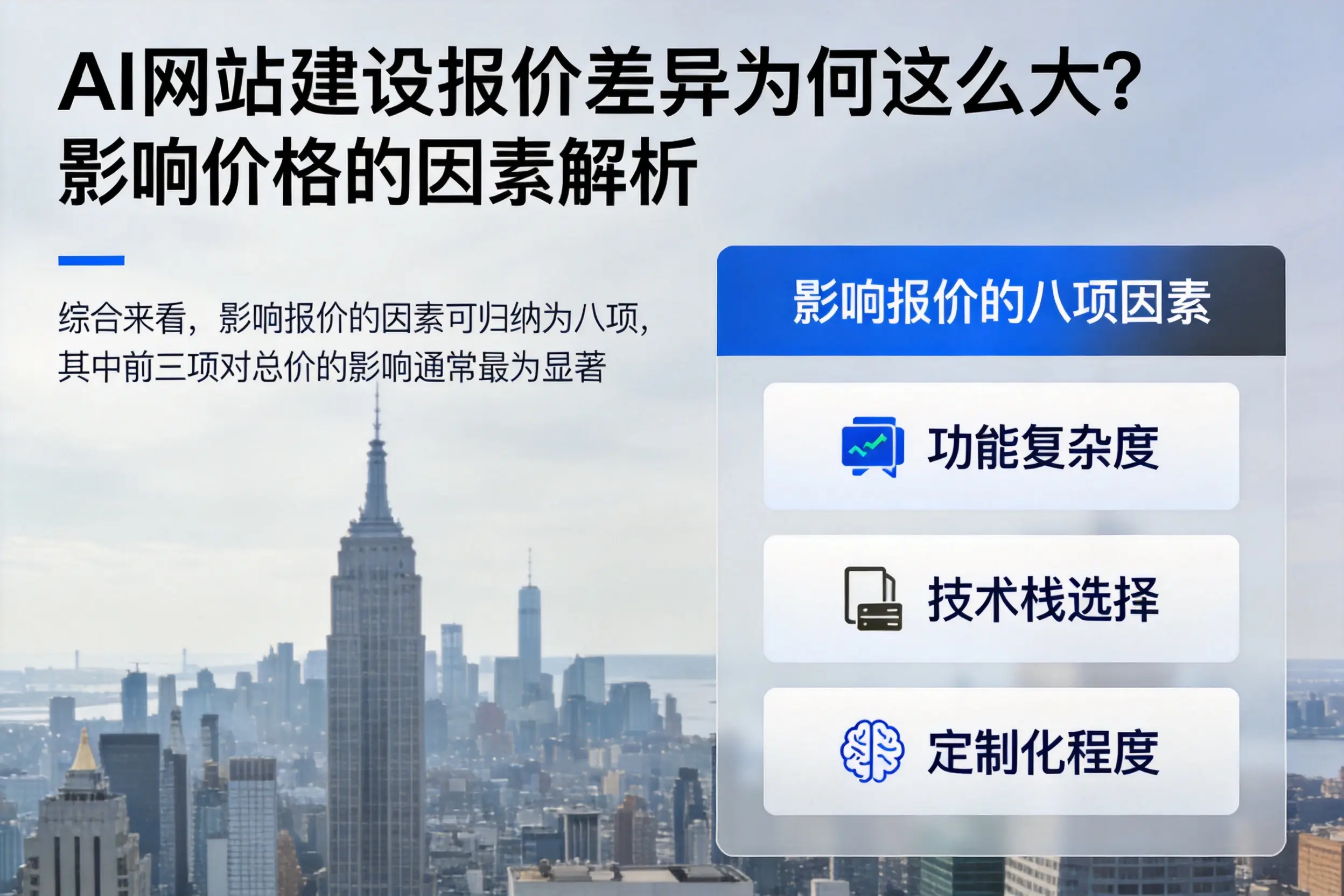 凉山AI网站建设报价差异为何这么大?影响价格的因素解析