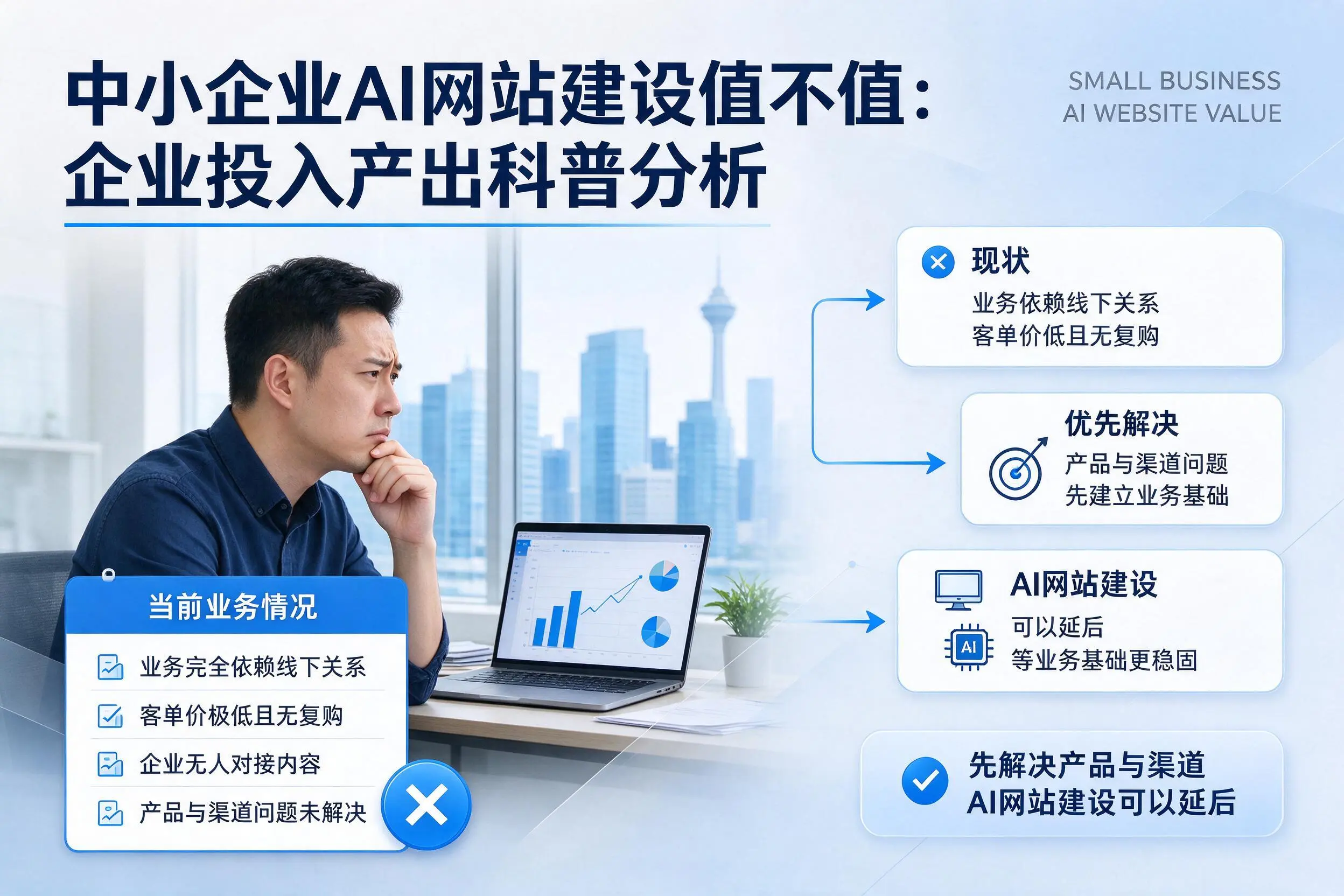 中小企业AI网站建设值不值:凉山企业投入产出科普分析