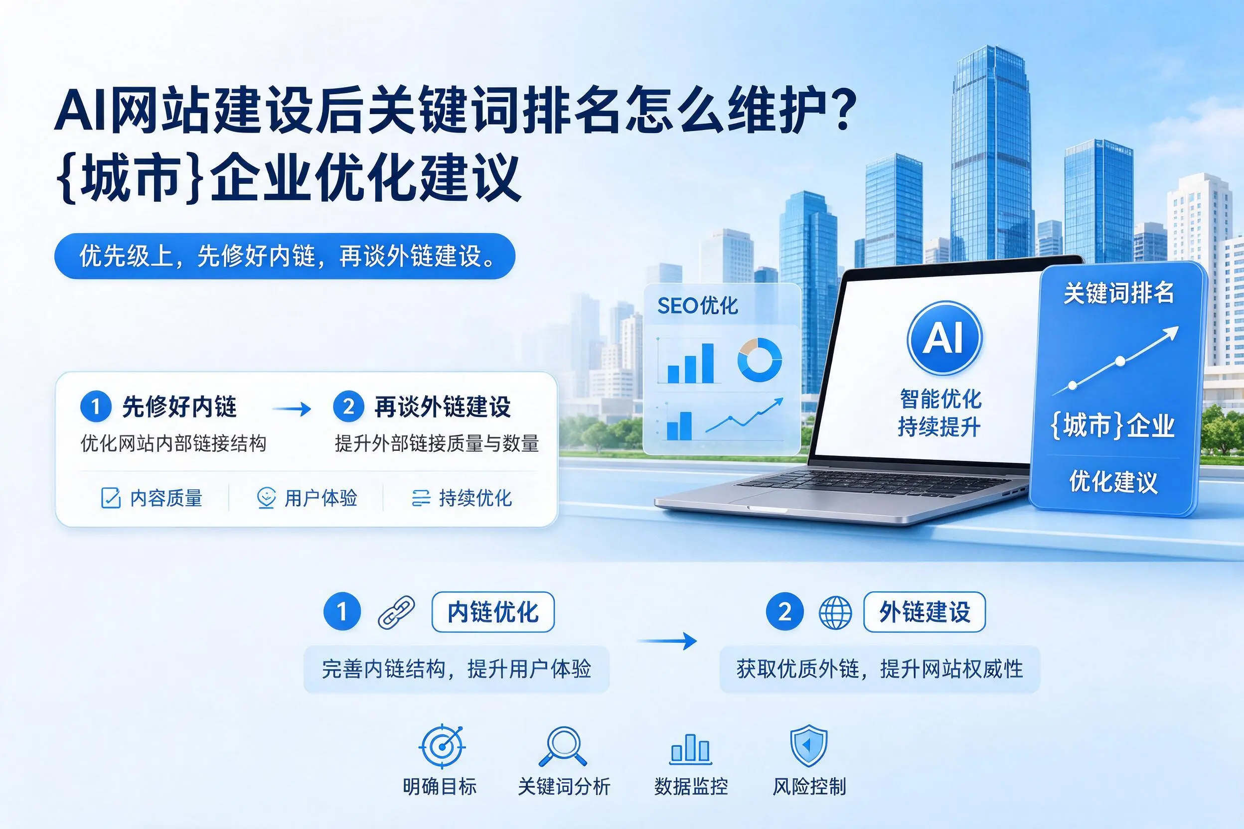 AI网站建设后关键词排名怎么维护？凉山企业优化建议