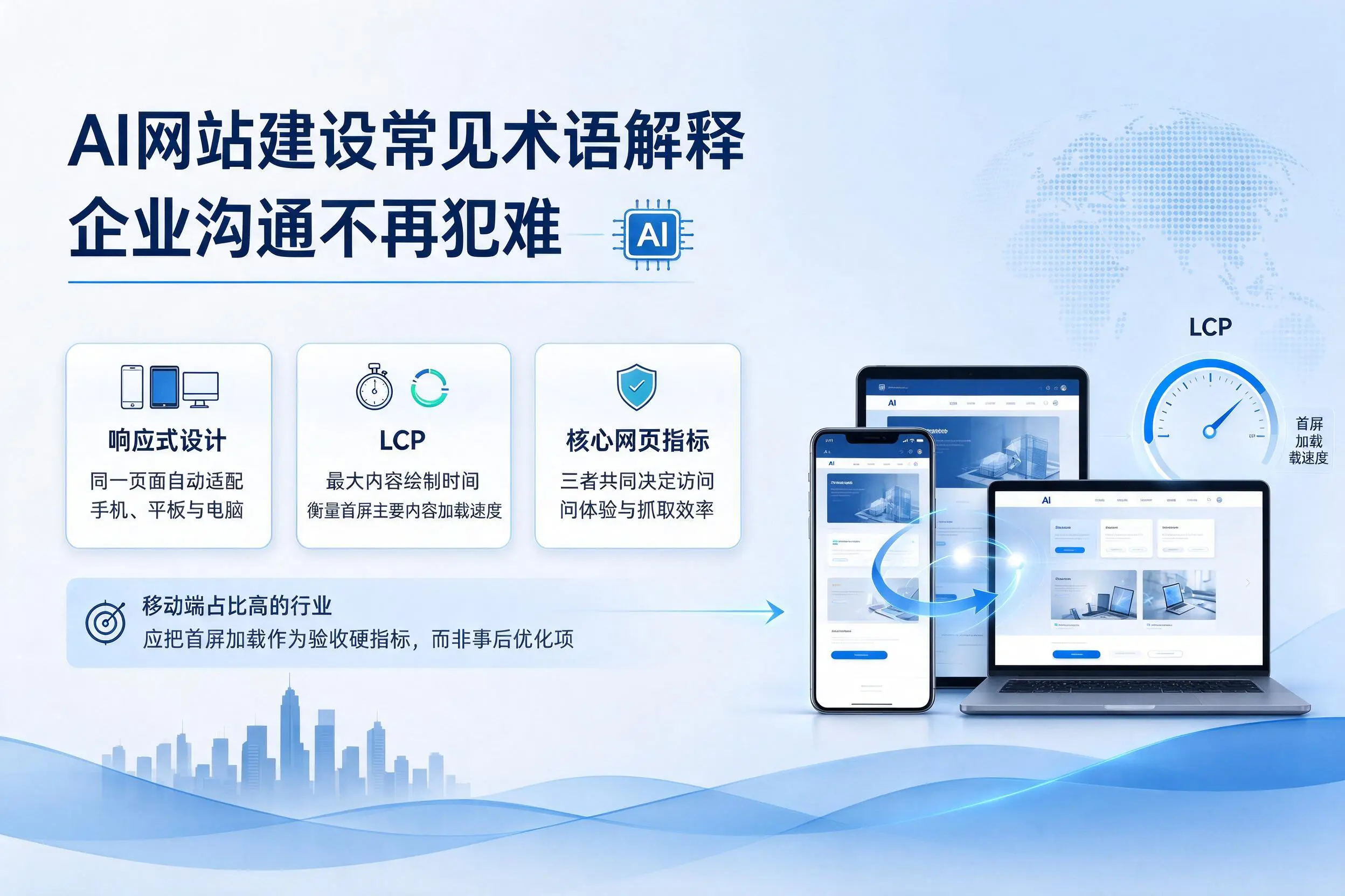 AI网站建设常见术语解释，凉山企业沟通不再犯难