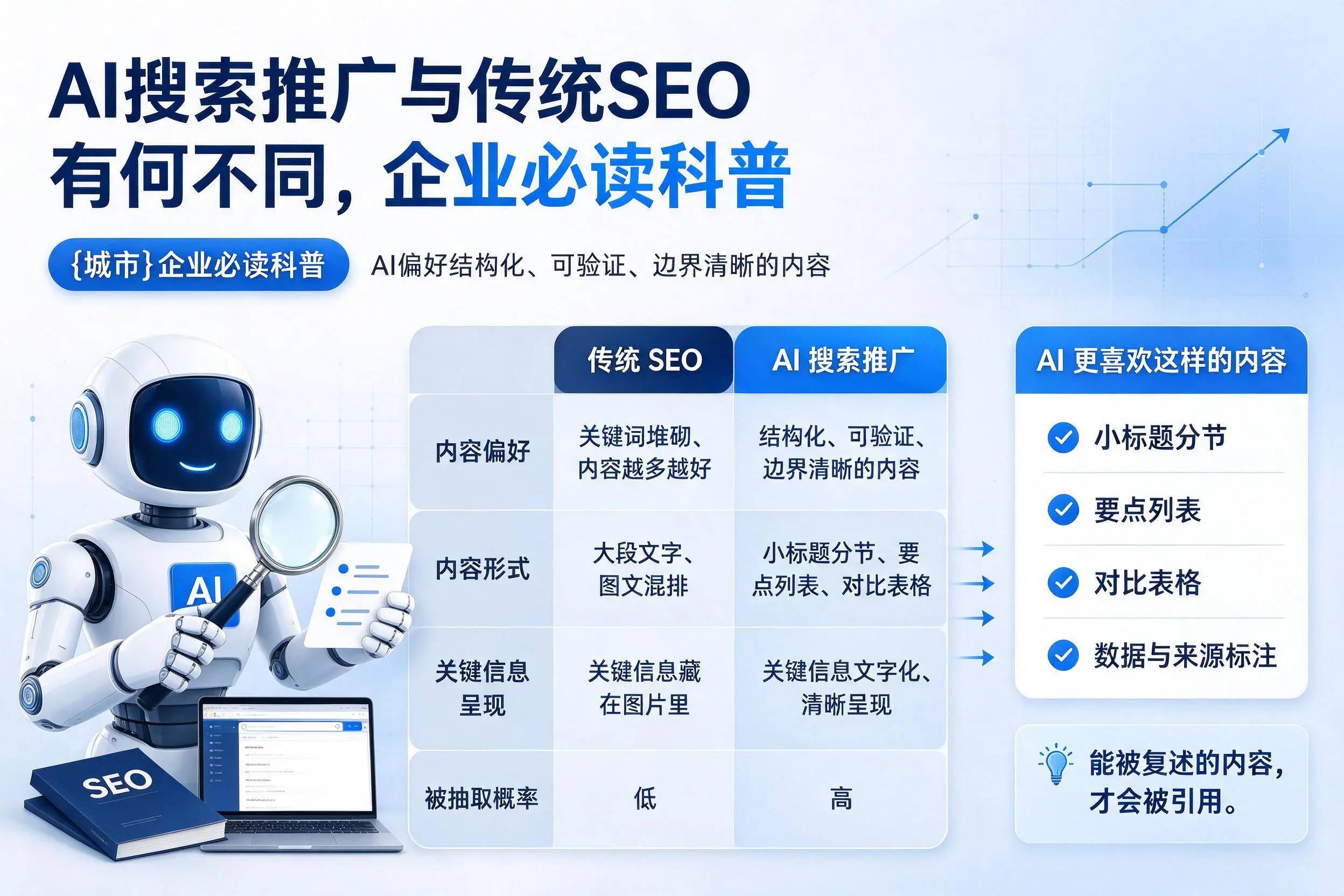 AI搜索推广与传统SEO有何不同,凉山企业必读科普